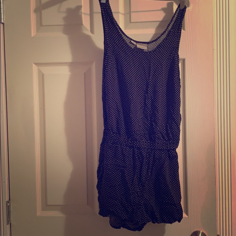Polka Dot sleeveless romper